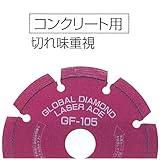 モトユキ GLOBAL SAW ダイヤモンドカッター(乾式) GF-125