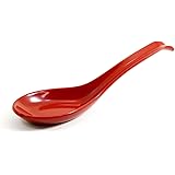アサヒ興洋 レンゲ スプーン 朱 1本入 15.5cm 日本製 縁に引っかかる 業務用