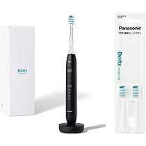 パナソニック 電動歯ブラシ ドルツ　本体 ネイビー 充電器付き Amazon.co.jp: パナソニック 音波振動ハブラシ ドルツ 電動