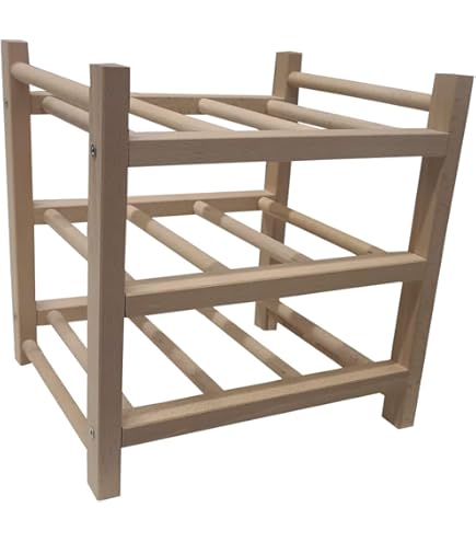 Amazon｜HUTTEN フッテン ワインラック 9本用 - 無垢材 701.795