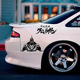天元突破グレンラガン グッズ 車用ステッカー 車シール ステッカー 可愛い 防水車貼る バイク 車 ドア 窓 部屋用 寝室用 装飾 壁シール スーツケース 記念品 誕生日 プレゼント (6)