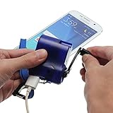 Beho-USBハンドパワーディナモトーチハンドクランク USB緊急充電器携帯電話 MP3/4アウトドアハイキングガジェット
