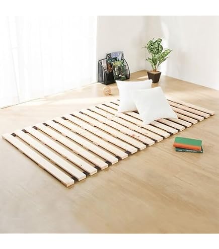 Amazon｜ニトリ(NITORI) ダブル 2つ折りヒノキすのこベッド 5630189