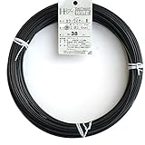 カラー針金 1キロ巻 黒 54061