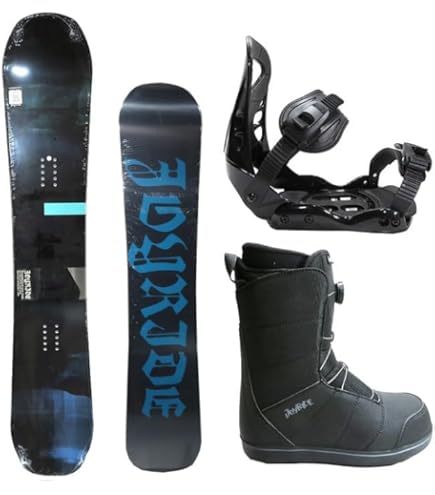 Amazon | スノボ3点セット ZUMA DOCS ブラックグリーン 138cm