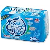 スマイルママ 水分たっぷり純水99％以上使用 新生児からのおしりふき 80枚入×3個パック x12個