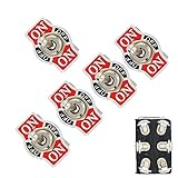 E Support&trade; Car Univeral Heavy Duty 20A 125V DPDT 6 Terminal ON/OFF/ON Rocker Toggle Switch Met