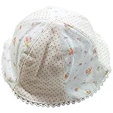 《初夏盛夏対応》(日本製) Pample Mousse(パンプルムース) 切り替えUVカット帽子 46cm/OW NO.DP-82601