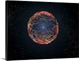 Stocktrekイメージプレミアムシックラップキャンバス壁アート印刷題名の芸術家のImpression Supernova 1993j 40" x 30" 2323838_24_40x30_none