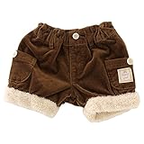 (チャックル) chuckle *スウィートガール*ボア付きショートパンツ ブラウン 95cm P3277-95-51
