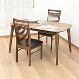 ダイニング テーブル 3点 セット ハイバックチェア 幅135　奥行き80　高さ70cm