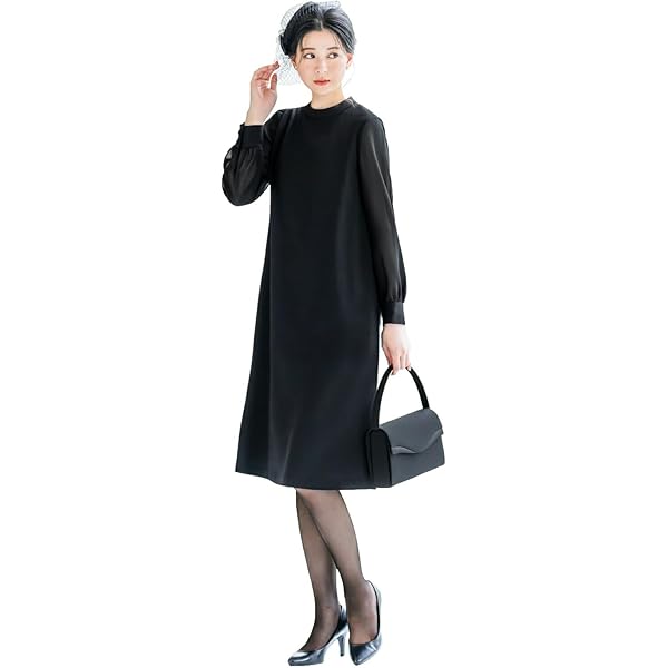Amazon.co.jp: [ELENA] エレナ 日本製生地使用 ブラック