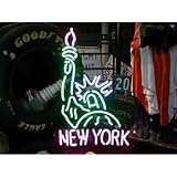ネオンサイン ニューヨーク NEW YORK 自由の女神 ネオン管 ネオンライト 店舗照明 ガレージ アメリカン雑貨