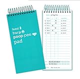 Pearhead Poop Pee Pad - Feeding and Potty Log, Neutral by Pearhead