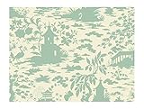 York Wallcoverings AP7417SMP Silhouettes Asian Scenic Toile Wallpaper Memo Sample, 8-Inch x 10-Inch 