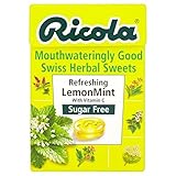 リコラレモンミント無糖45グラム - Ricola Lemon-Mint Sugar Free...