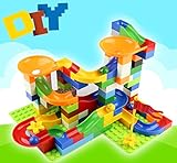 【47pcsと50pcsがセットになったビッグコースター】 くるくる ビー玉転がし スロープアトラクション ボリュームセット 知育 おもちゃ [CXD1618] [並行輸入品]