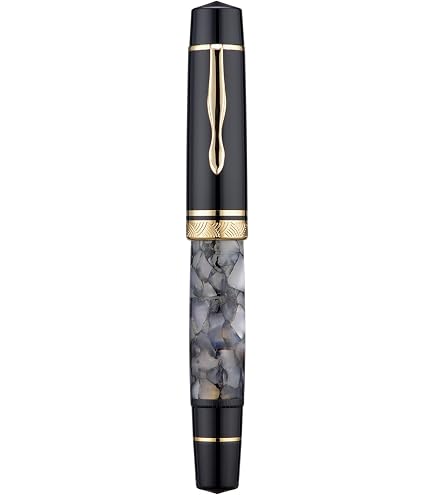 Amazon | erofa Majohn P140 ピストン万年筆 NO.8 細字ペン先、大容量