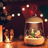oksaleクリスマスmicro-landscape植物ボックスLEDナイトライトUSB充電式ランプ Oksale-15