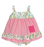 Stephan Baby Go Fish Swing Top and Ruffled Diaper Cover, 3-6 Months by Stephan Baby