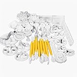 12セット37PCSフォンダンケーキの飾り金型04021を設定する