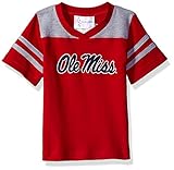 NCAAミシシッピOld Miss Rebels幼児用男の子サッカーシャツ、レッド、2