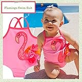 Mud Pie マッドパイ フラミンゴ フリル ワンピース水着 サイズ2T 【1122108】 [並行輸入品]