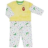 はらぺこあおむし ニットキルト ベスト付き 長袖パジャマ THE WORLD OF ERIC CARLE j-fh2906 90cm クリーム