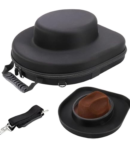 Amazon.co.jp: Gelozid ハットボックスホルダーケース 旅行用 ハード