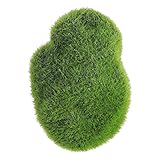 Vosarea 人工モス岩グリーンモスボールファジーモスカバーストーンは様々なサイズ