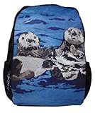 Sea Otter Backpack - From My Original Painting, Best Friends - Support Wildlife Conservation - Read 