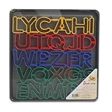 1パックの11 " WスチールBaking Pan w Alphbet文字クッキーカッター