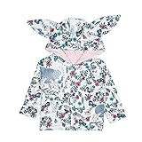 SIEGES パーカー 女の子 兎の耳フード付き ジャケット 前開け 春秋冬 子供服 ガールズ キッズ ベビー カジュアル 防寒 アウター 通学 通園 可愛い シンプル (90cm)