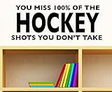 Dailinming PVC Wall Stickers English poetry HOCKEY photo wall background children's room home decor 