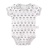 Baby Nest ベビー服 プリント 半袖ボディースーツ ロンパース 女の子 男の子 コットン100% 0-3M