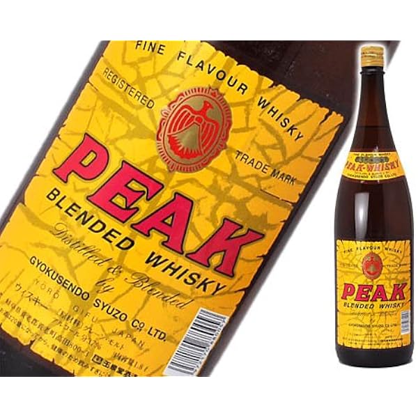 Amazon Co Jp 地ウイスキーピーク ブレンデッド ウイスキー 1800ml 37度 食品 飲料 お酒
