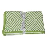 Kashwere カシウェア Half Blanket - Diamond Pattern ベビーブランケット ダイヤモンドパターン アロエＸホワイト BB-80-930-33 [並行輸入品]