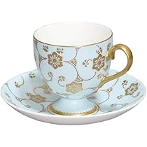 Amazon | 仲田錦玉 九谷焼コーヒーカップ＆ソーサー 渦打白粒盛