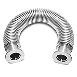 NW/KF16ベローズ フレキシブルチューブ 304ステンレス鋼 真空部品(800mm)