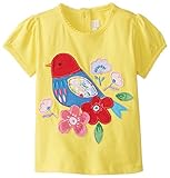 JoJo Maman Bebeベビー女の子Birdie TシャツSun カラー: イエロー