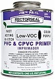 Rectorseal 55918 Quart Pr1L Purple Low Voc Hi-Etch Pvc And Cpvc Primer by Rectorseal