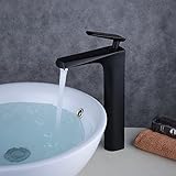 beelee浴室タップ Tall ブラック BL6780BH