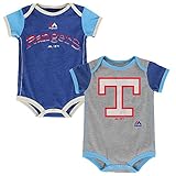Texas RangersヴィンテージBaby / Infant Goチーム2 Piece Creeper Set