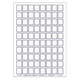 図書ラベル A4規格 ３段ラベル 紺 30シート入り（品番：2411-2605）