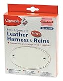 Clippasafe Premium Fully Adjustable Leather Harness & Reins