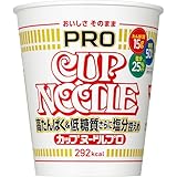 日清食品 カップヌードルPRO 高たんぱく&低糖質 さらに塩分控えめ おいしさそのまま 1食75g
