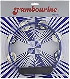 KC タンバリン 軽量アルミ製 24cm ブラック HMT-AL24/BK