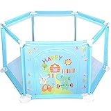 BYBREGAL® BABYLABEL 洗えて清潔! ソフトメッシュベビーサークル 【待望の新色入荷/カラフルシリーズ】＜簡単組み立て!＞ 【ベビーフェンス/ベビーガード/プレイヤード】 収納/折りた