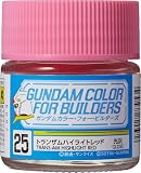 GSI クレオス(GSI Creos) GSIクレオス ガンダムカラー・フォー・ビルダーズ トランザムハイライトレッド 光沢 10ml 模型用塗料 UG25
