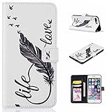 iPhone 8 Plus ケース 手帳型ケース, UNEXTATI 高品質PUレザー 財布型ケース 保護カバー カード収納 スタンド機能 マグネット開閉式 Apple iPhone 8 Plus ケ